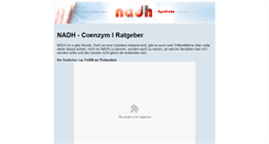 Desktop Screenshot of nadh-ratgeber.com